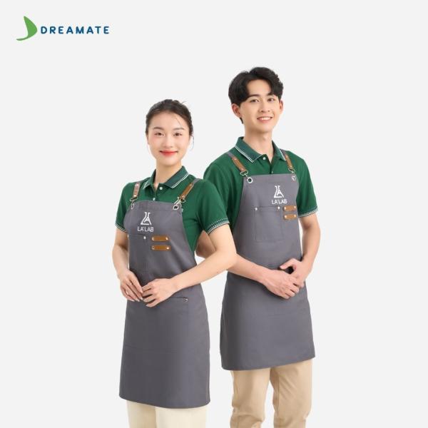 Đồng phục quán cafe Lalab xanh trắng