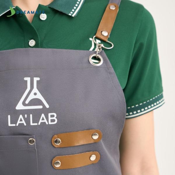 Đồng phục quán cafe Lalab xanh trắng