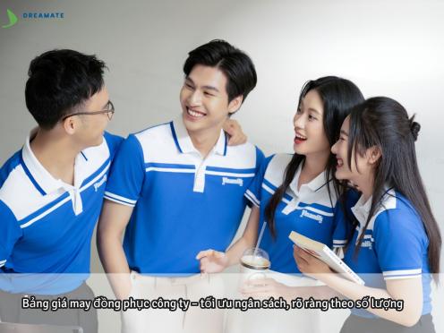 Bảng giá may đồng phục công ty – tối ưu ngân sách, rõ ràng theo số lượng