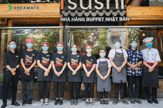 Đồng phục quán sushi: Bí quyết tạo ấn tượng chuyên nghiệp