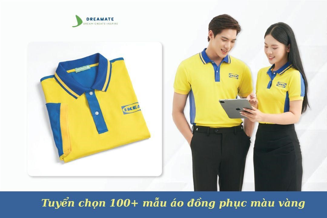 Tuyển chọn 100+ mẫu áo đồng phục màu vàng