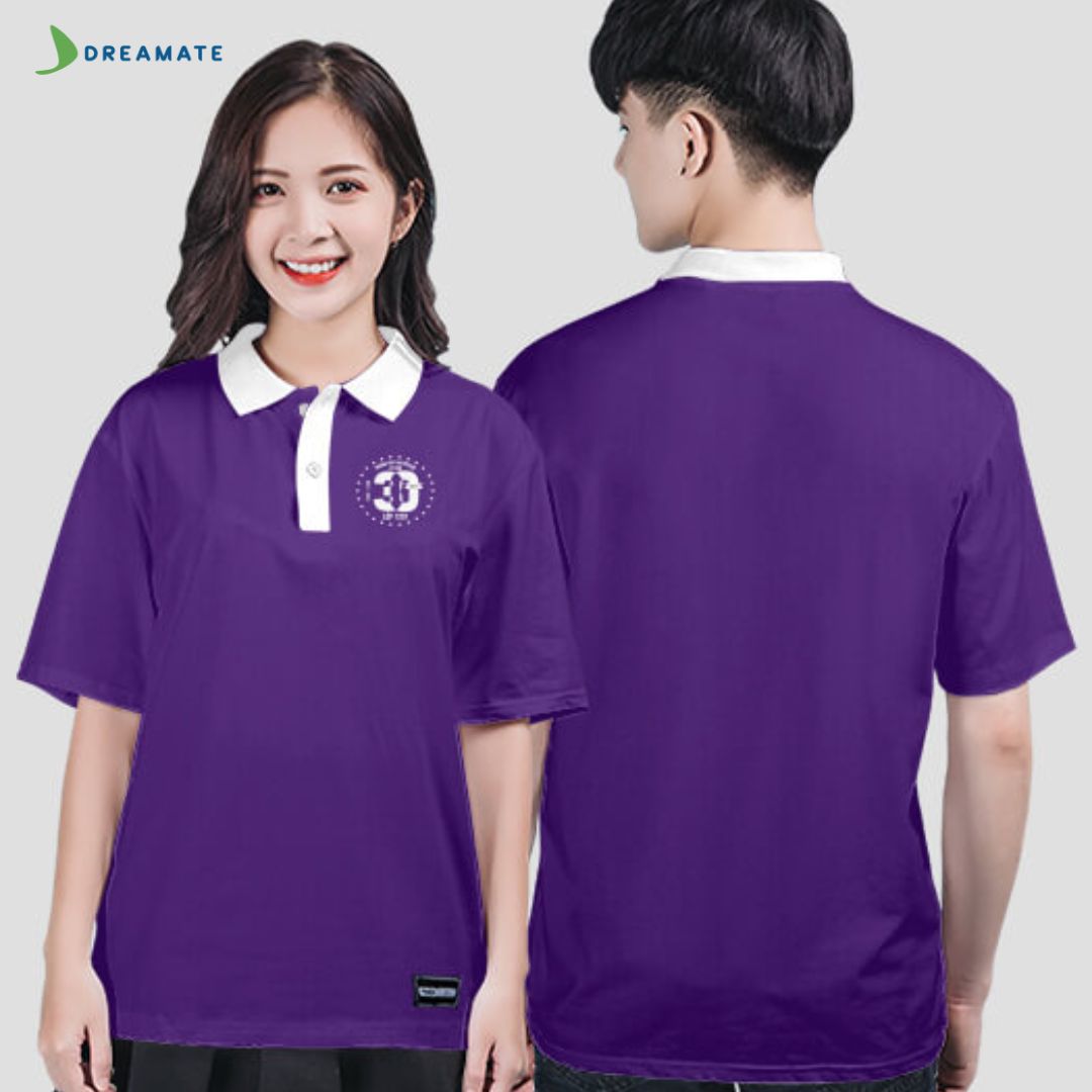 Mẫu đồng phục công ty màu tím chuyên nghiệp và hiện đại