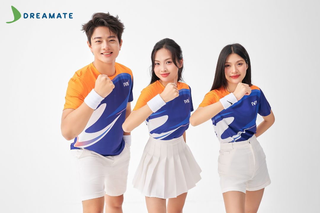 Quy trình làm việc khi đặt may đồng phục màu tím tại Dreamate